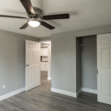 Palm Side Bedroom with Walk-In Closet