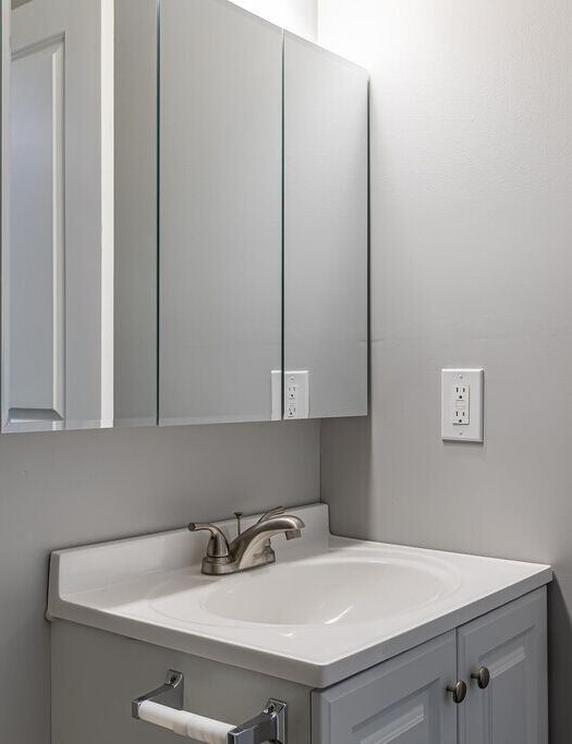 Espejo de baño con lavabo de Austin Heights