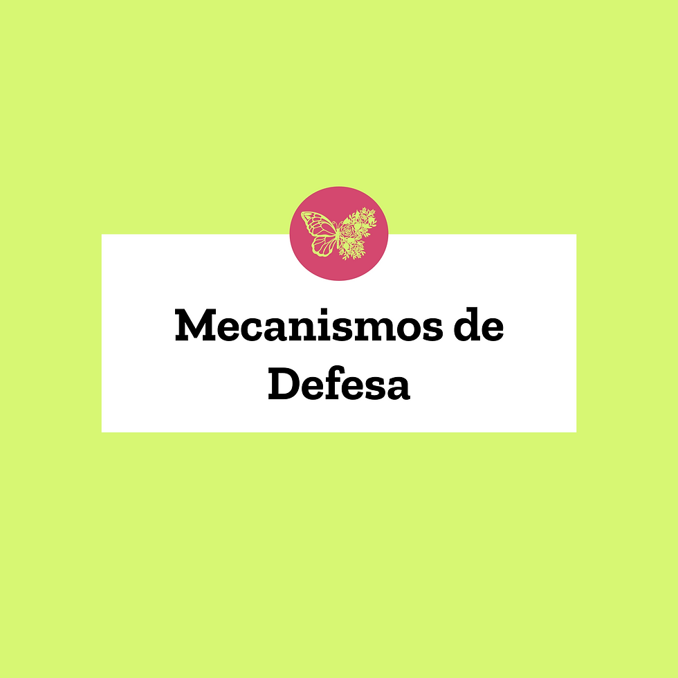 Os Mecanismos de Defesa do Psiquismo