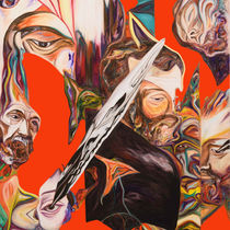 Alessandro Giannì, Artissima, Tang oil on canvas, Galleria Mazzoli, Emilio Mazzoli