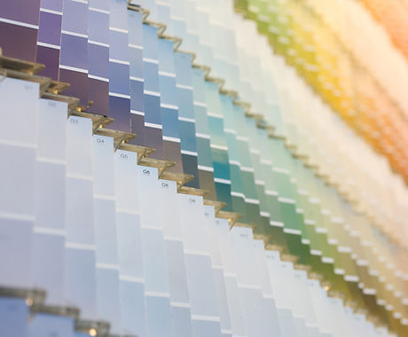 Las muestras de pintura-Hardware-tienda