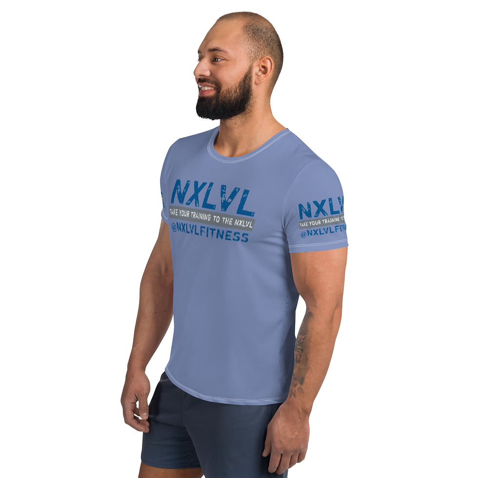 Thumbnail: NXLVL Men's DRI FIT Athletic T-shirt BLU