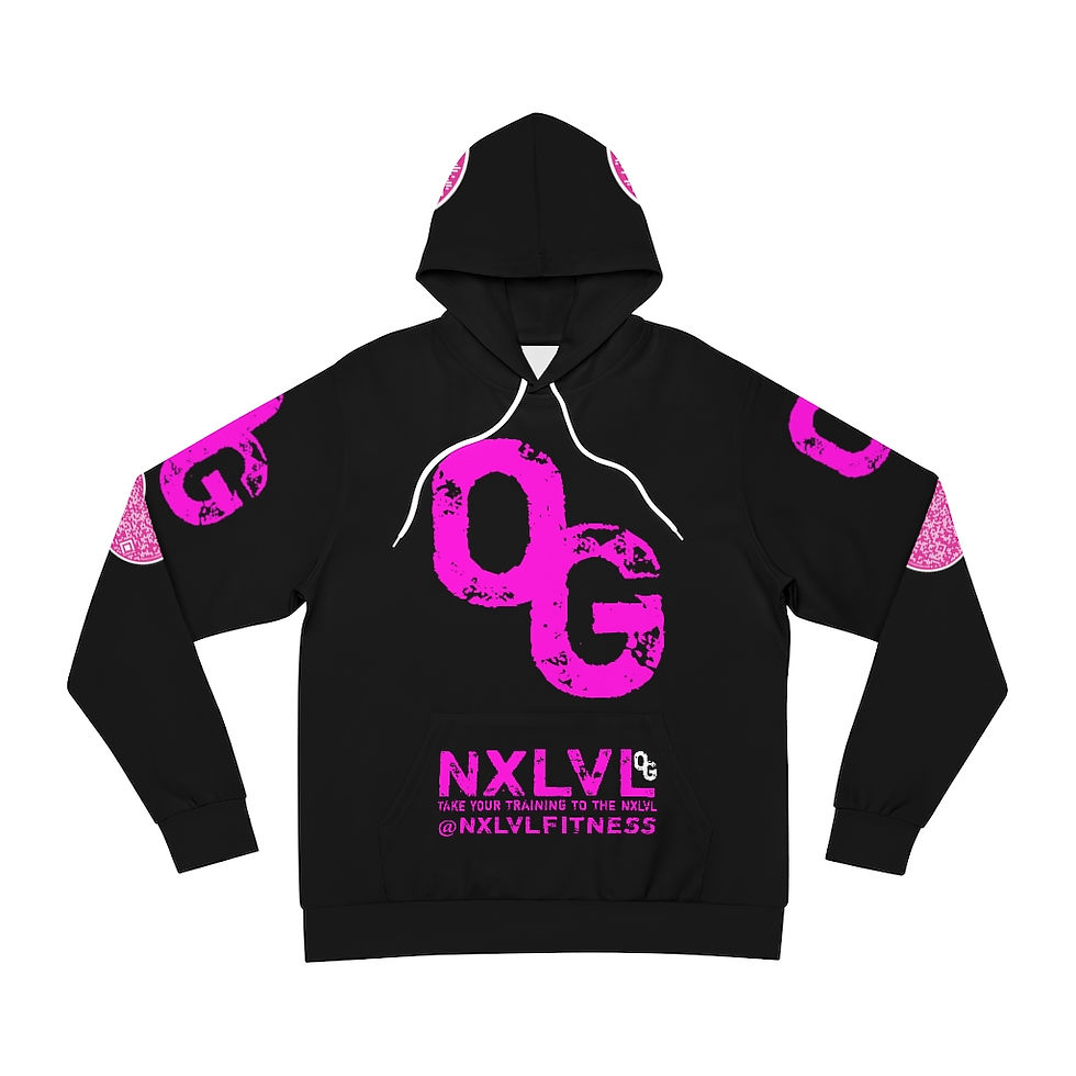 Thumbnail: NXLVL OG Founders Hoodie (New Training Facility Fun-Raiser) PNK/BLK