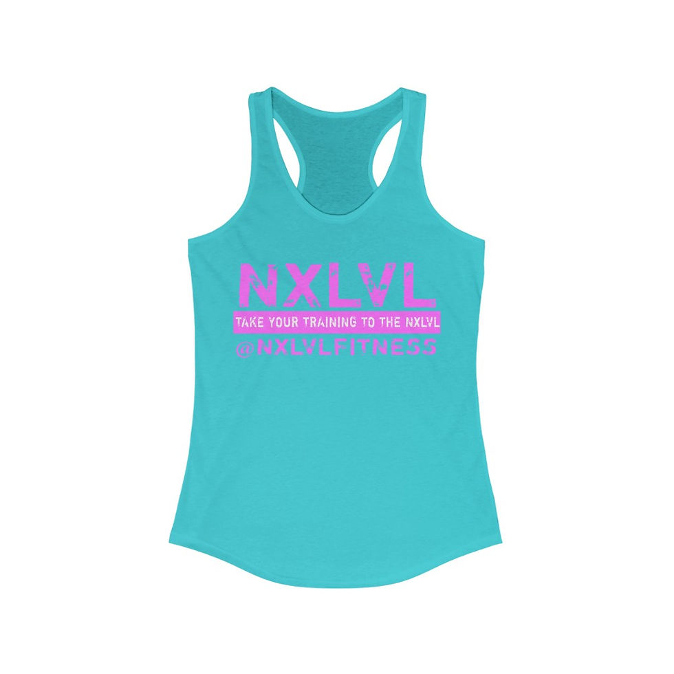 Thumbnail: NXLVL Classic Women's Pink Ideal Racerback Tank