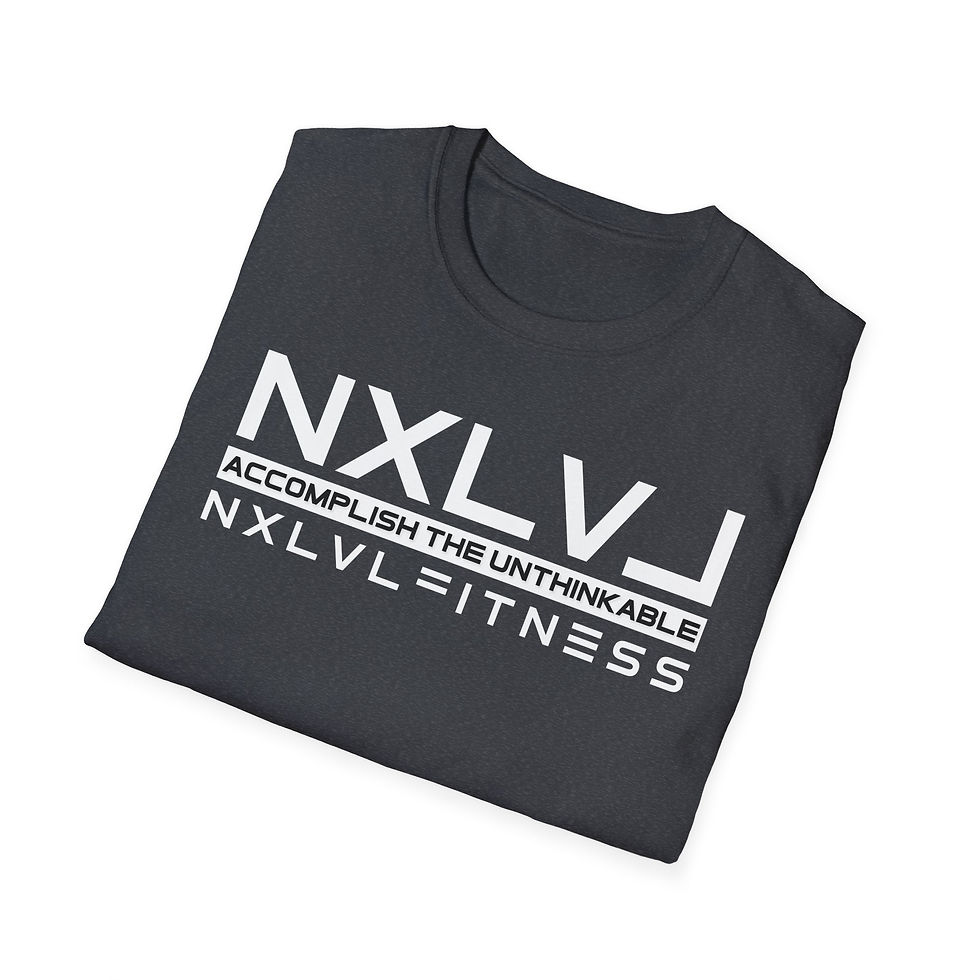 Thumbnail: Motivational Fitness T-Shirt - NXLVL - Unisex Softstyle Tee