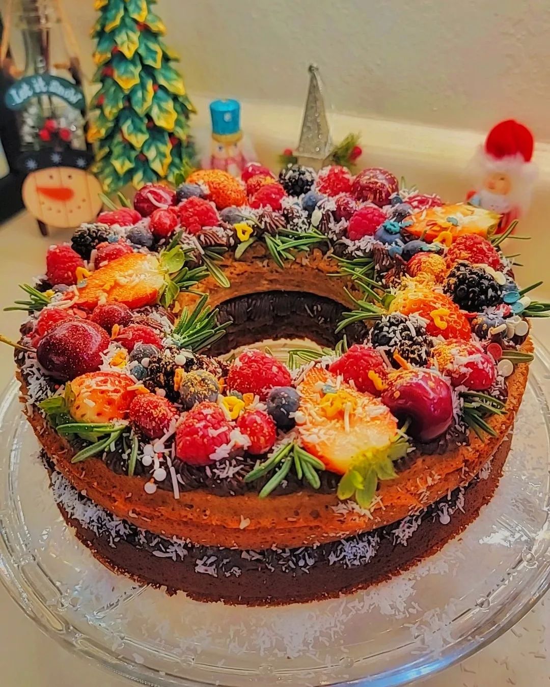 Christmas Vegan Cake