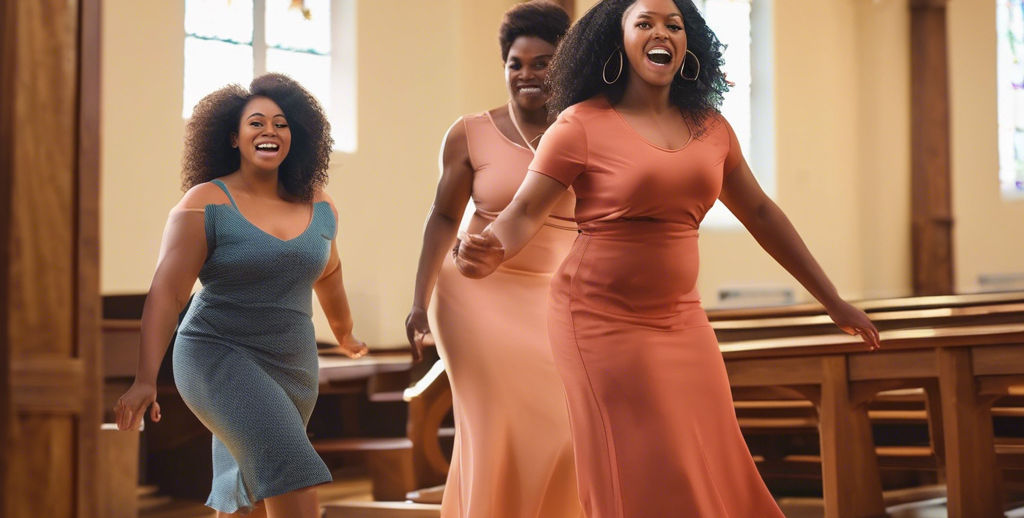 Ladies Enjoying the presence of the Holy Spirit
