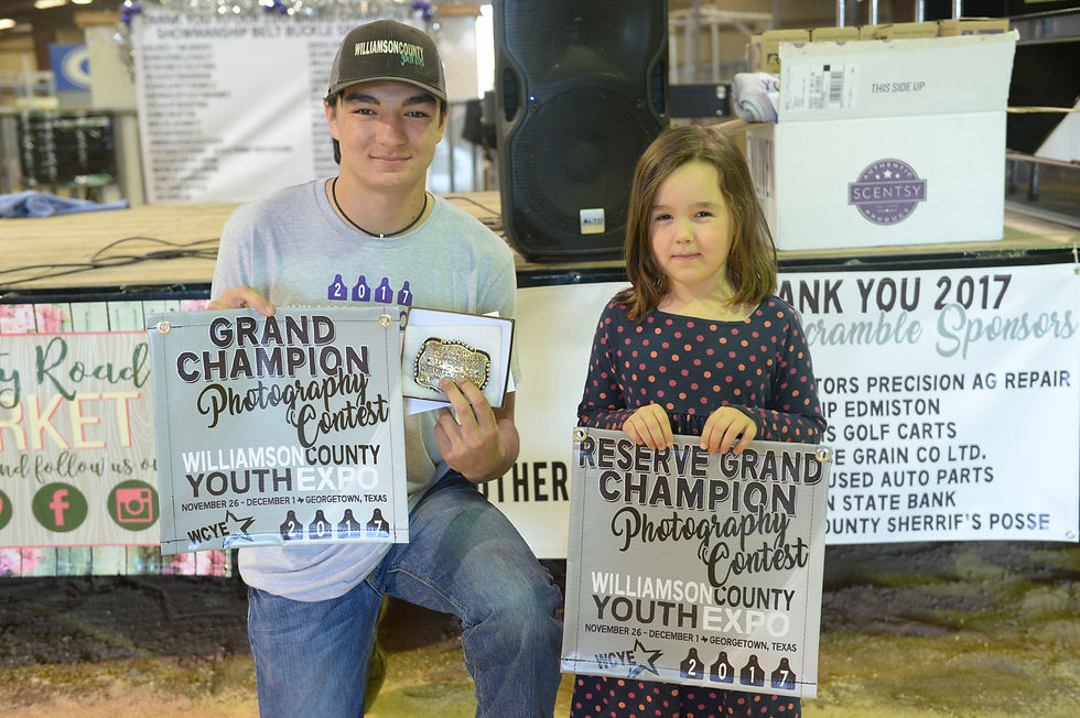 Grand Champion Photography Sr-Justin Trussell Florence FFA Jr-Elizabeth Higgins Georgetown 4H