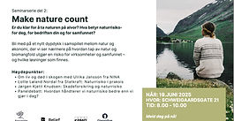 Make Nature Count seminar