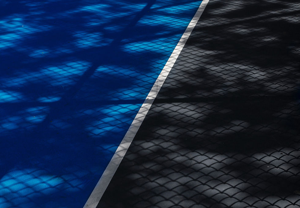 Tennis Court Shadows