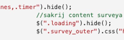 A second image of code with comments written in Serbian.