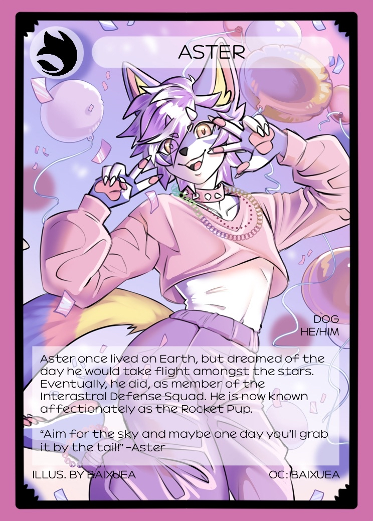 Aster Character Card