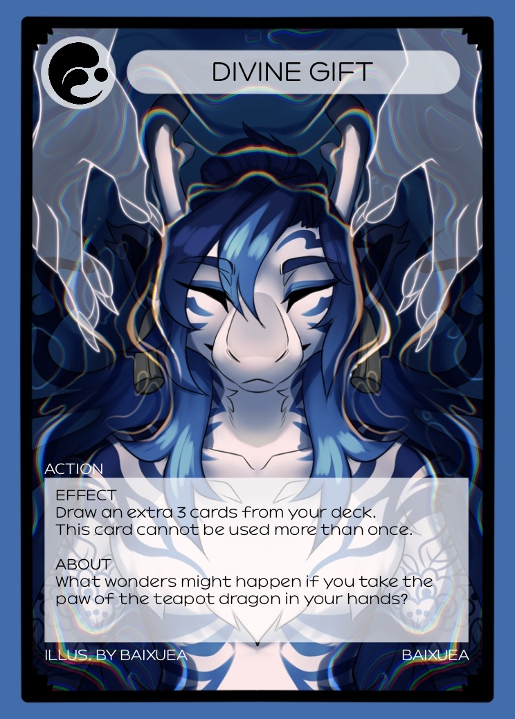 Anthrealm Qinghua Divine Gift Action Card