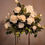 Thumbnail: Item #: FL-27 Large faux floral centerpiece in white...other colors available