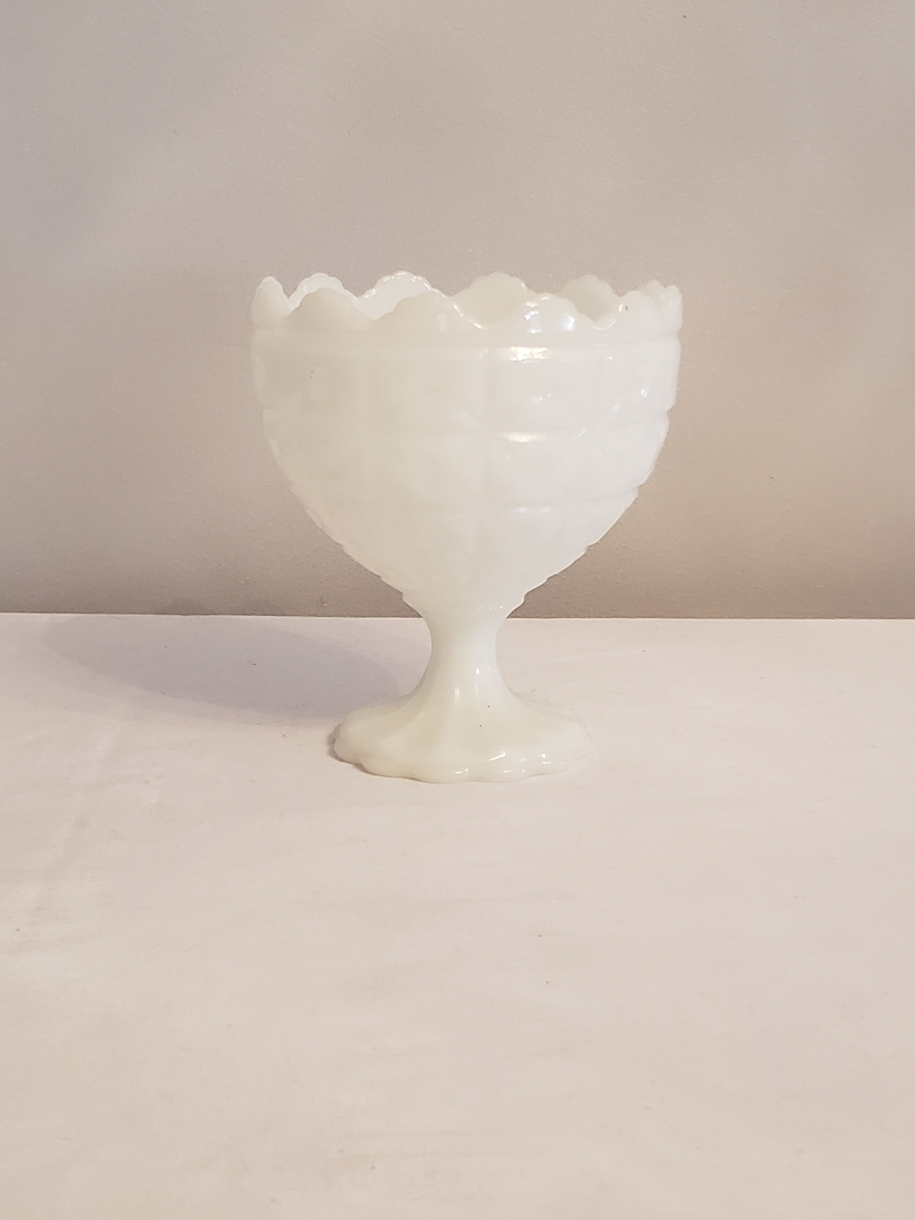 Item #: FBC-07 Milk Glass Candy Bar Dish