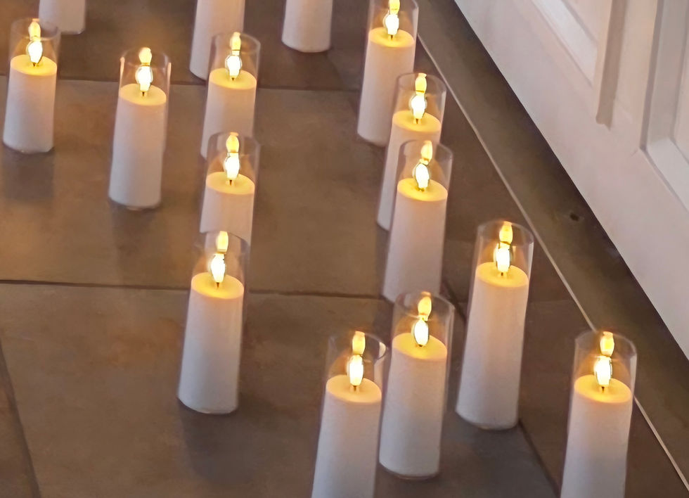Thumbnail: Item # CA-08 White LED pillars -Quantity available: 68