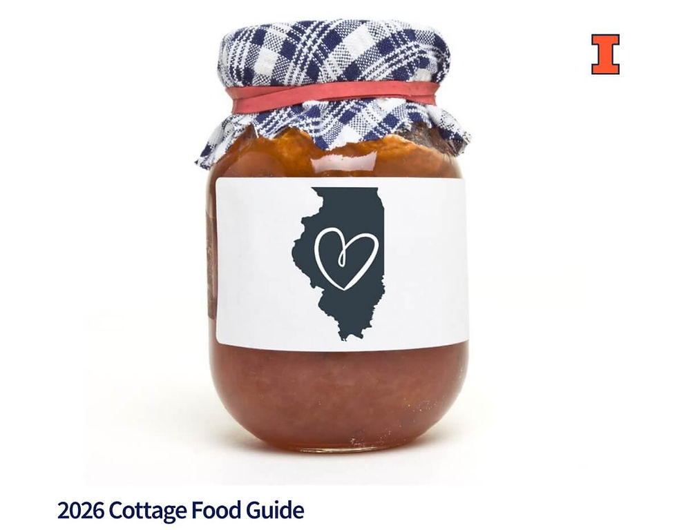 2026 Update of Illinois Cottage Food Guide Now Available
