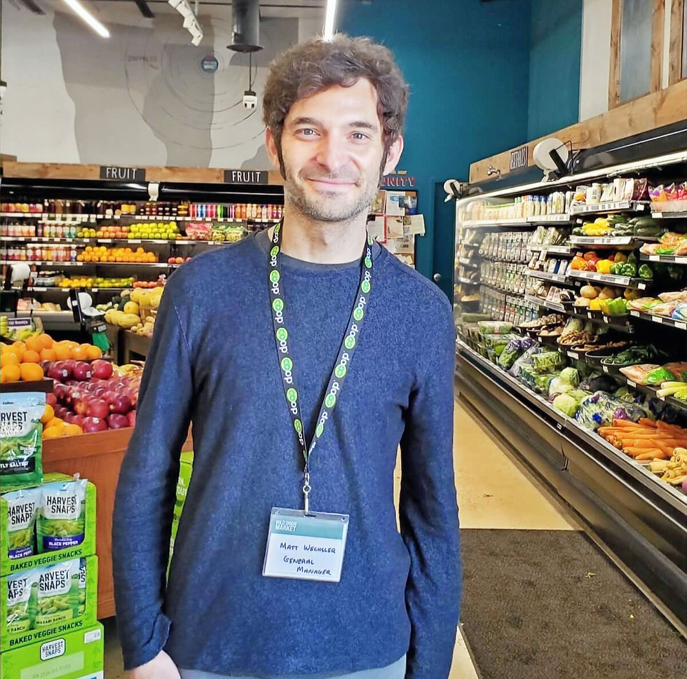 Matt Wechsler, Wild Onion Market general manager and a documentary filmmaker. Photo from Wild Onion Market.