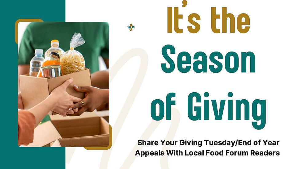 Non-Profits: Share Your Giving Tuesday/End of Year Appeals