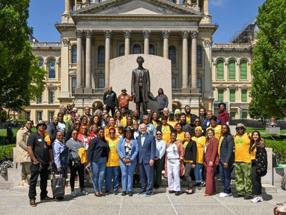 Black Farmers and Growers Lobby Day at State Capitol on May 14