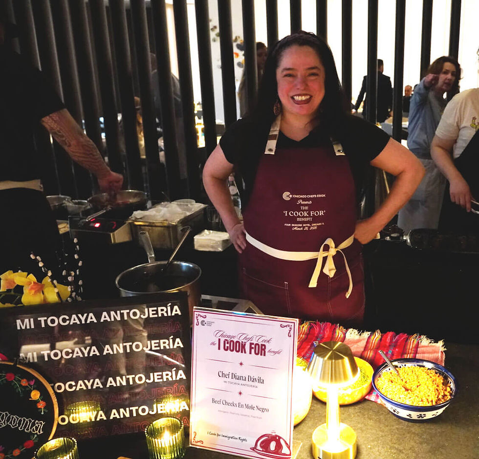 Chef Diana Davila of Mi Tocaya Antojería. Photo by Bob Benenson