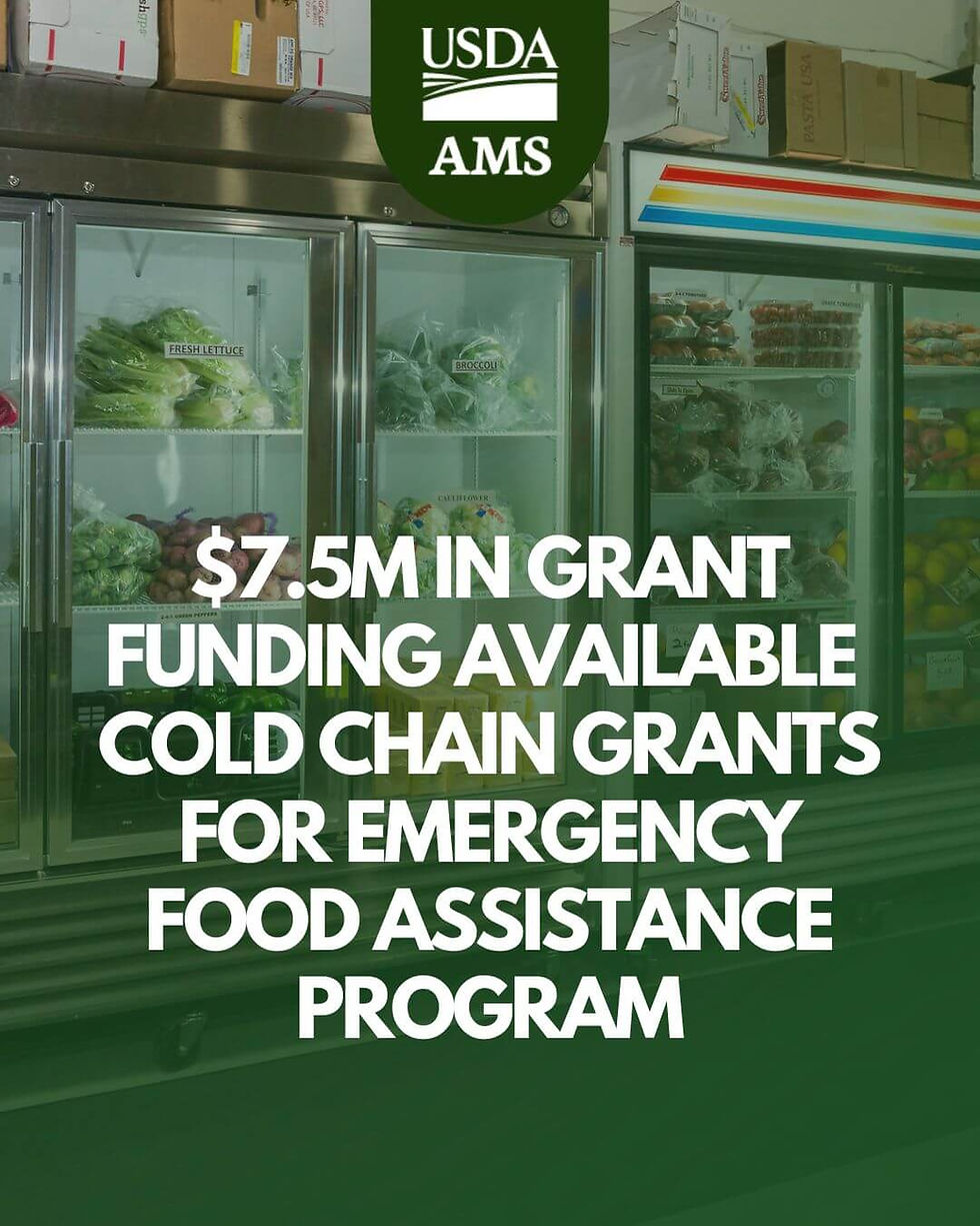 Applications Open: Cold Chain for Emergency Food Assistance Grants
