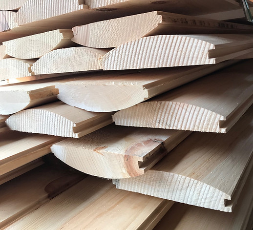 Pine Log Siding
