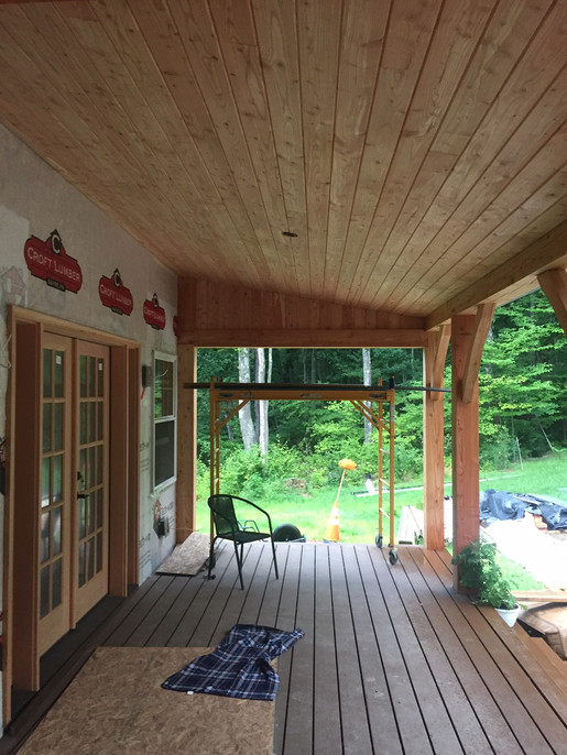 Larch TG&V Ceiling Panels