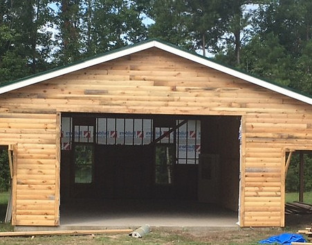 Log Siding, Halflog Siding, Log Cabin