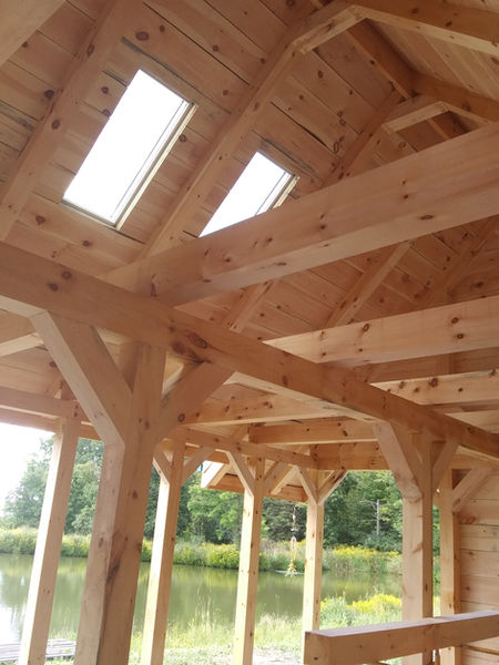Timber Frame Homes, Post & Beams, Pine Timbers, Labrador Lumber