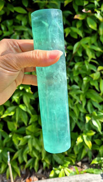 Thumbnail: Candy Green flourite cylinder 