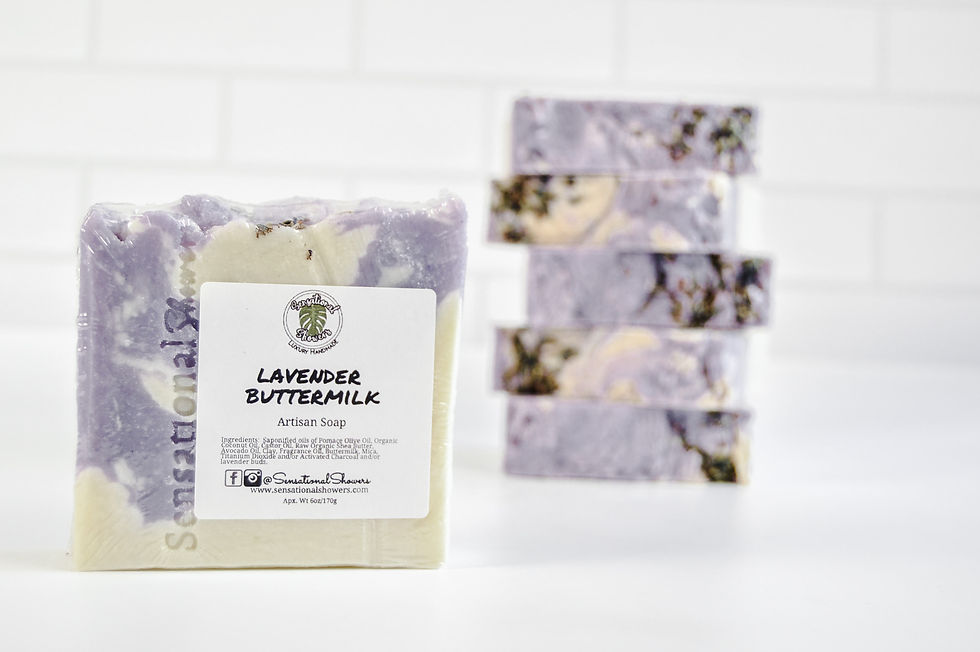 Thumbnail: Lavender Buttermilk Artisan Soap Bar
