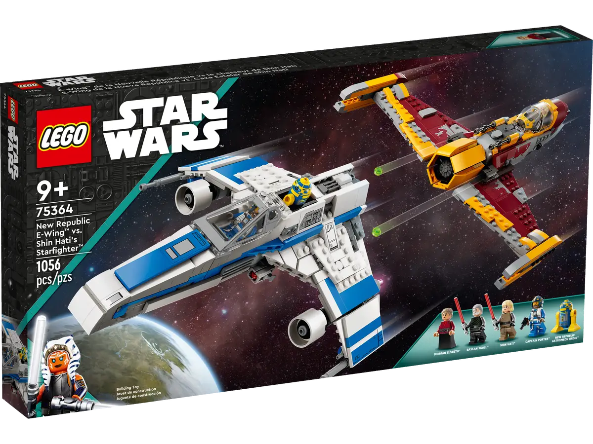 LEGO Star Wars 75364 New Republic E-Wing vs. Shin Hatis Starfighter