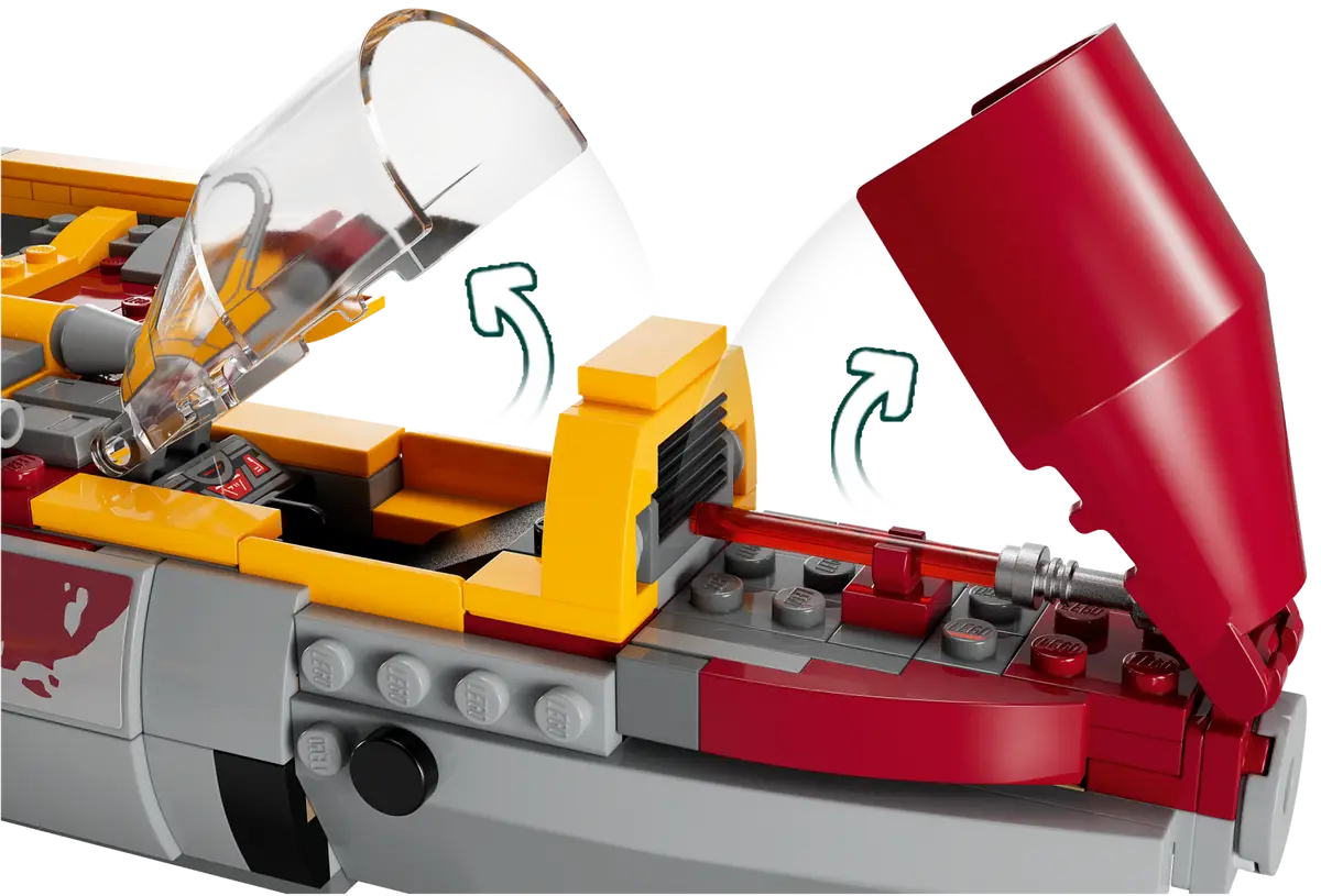 LEGO Star Wars 75364 New Republic E-Wing vs. Shin Hatis Starfighter