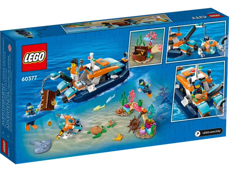 LEGO 60377 Meeresforscher-Boot 