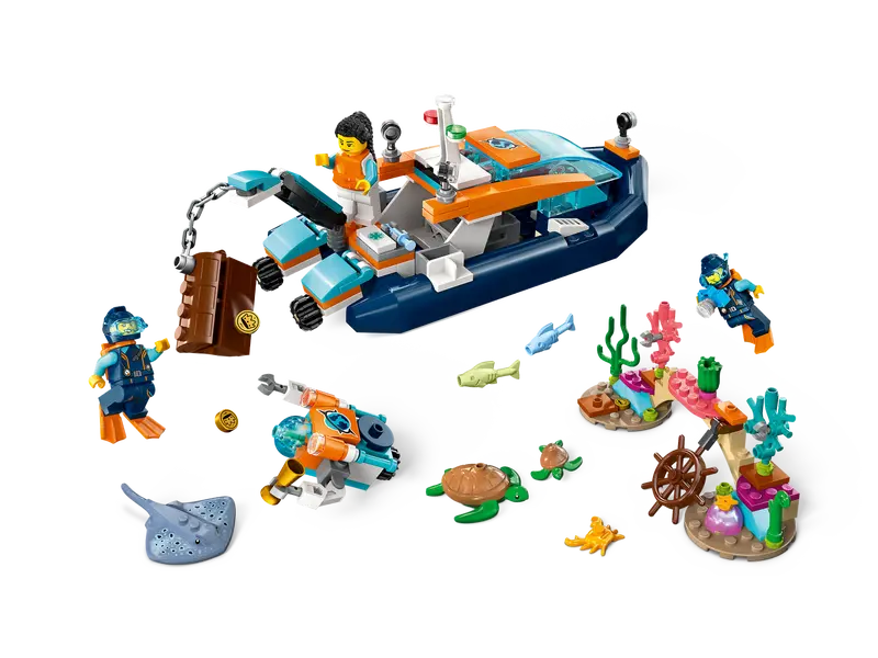 LEGO 60377 Meeresforscher-Boot 
