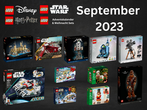 LEGO Neuheiten im September 2023: Disney, Star Wars, Harry Potter