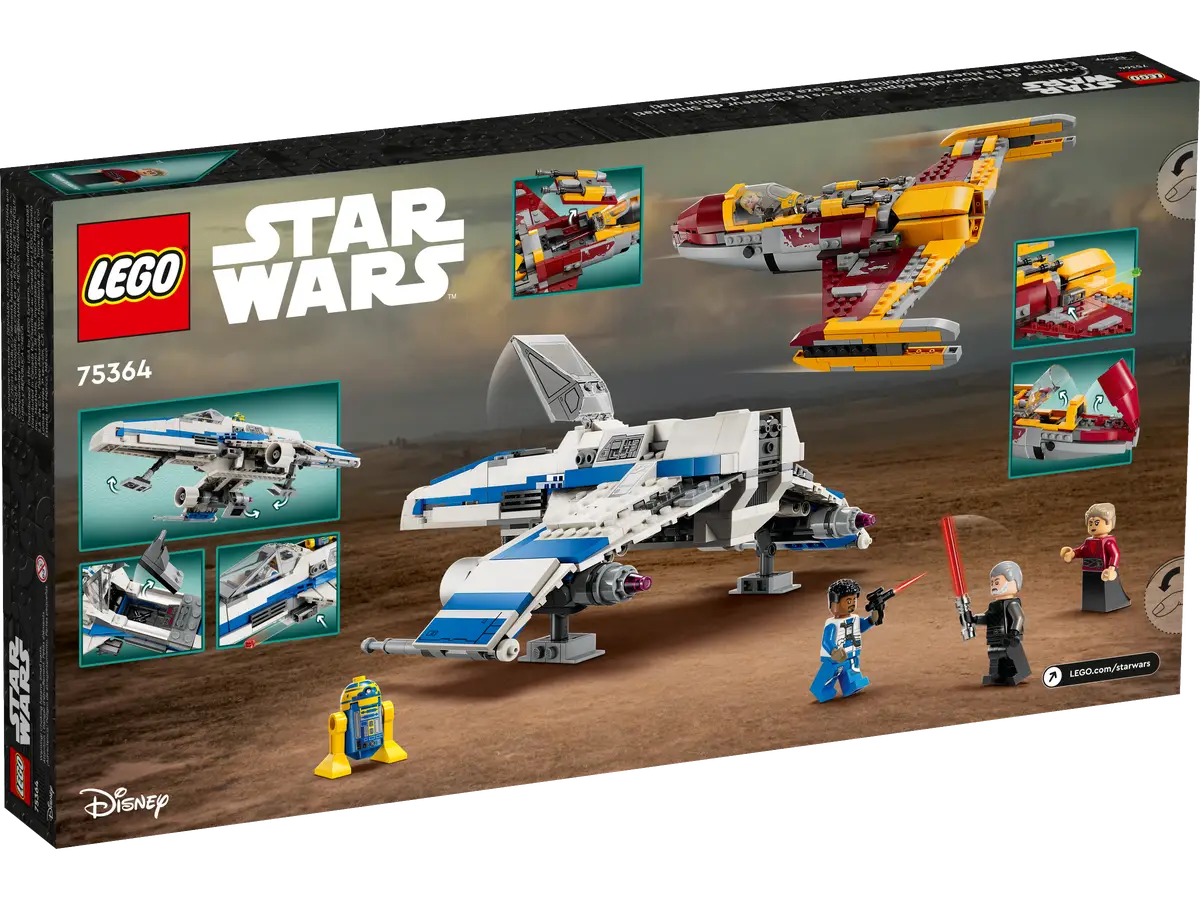 LEGO Star Wars 75364 New Republic E-Wing vs. Shin Hatis Starfighter