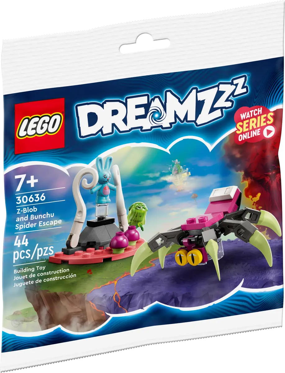 LEGO 60636 Z-Blobs und Bunchus Flucht vor der Spinne