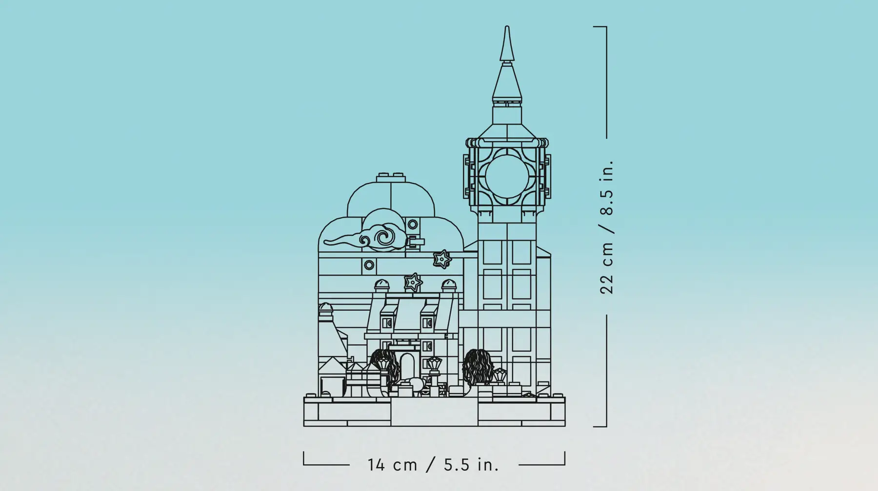 LEGO 43232 Peter Pans & Wendys Flug über London