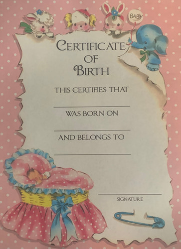 Certificate of Birth Shavon Warrick Certificate of Birth Shavon Warrick