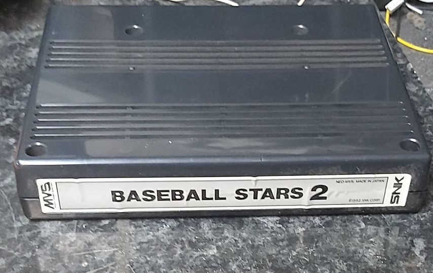 Thumbnail:  Baseball Stars 2 Original with Marquee and Box cartridge 
