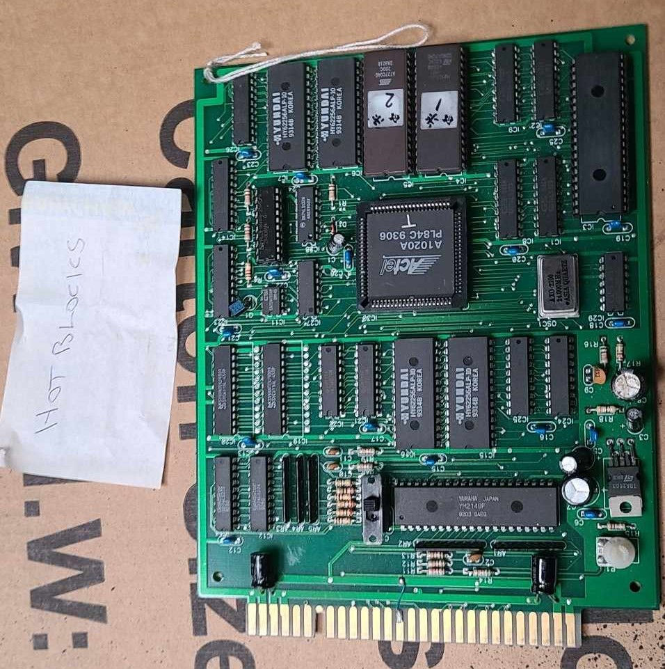 hot blocks arcade pcb