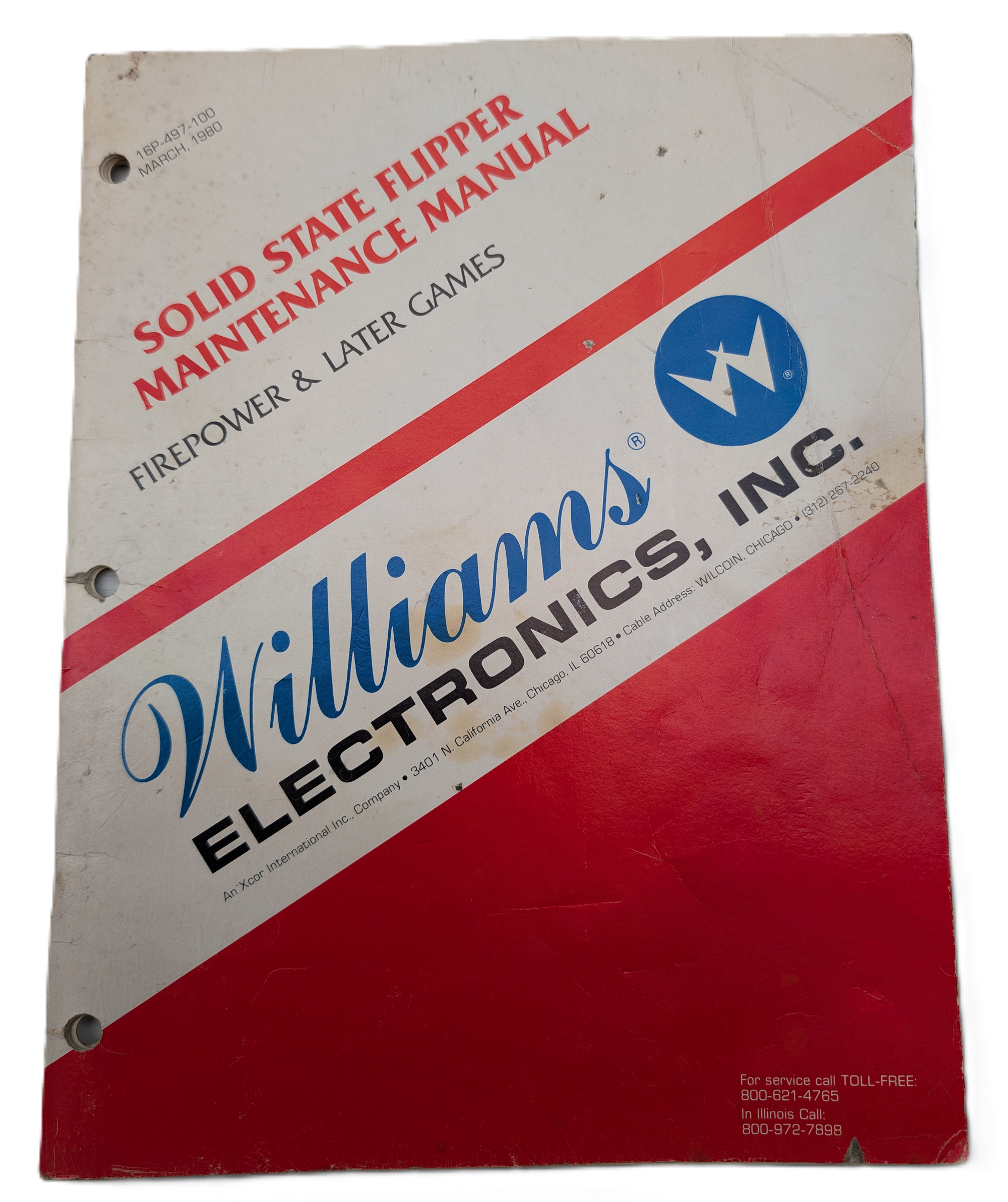 Williams Solid State Flipper Maintenance Manual