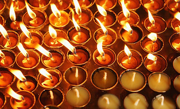 Bougies du temple