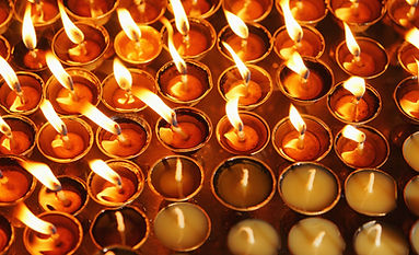 Bougies du temple
