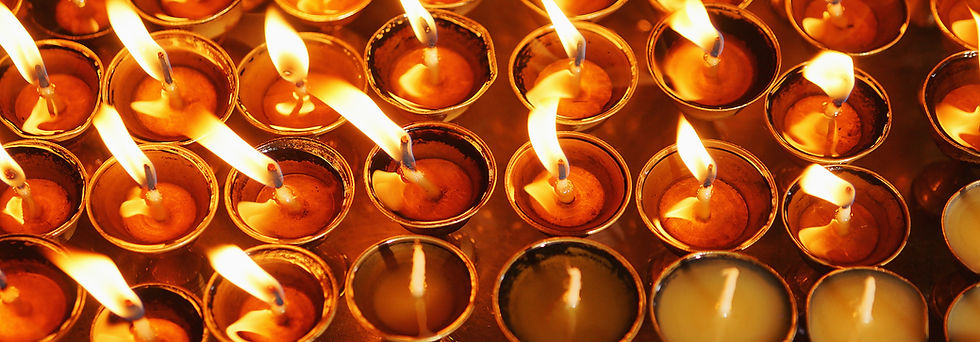 Velas do Templo