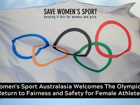 Olympic Games Return to Fairness and Safety for Female Athletes