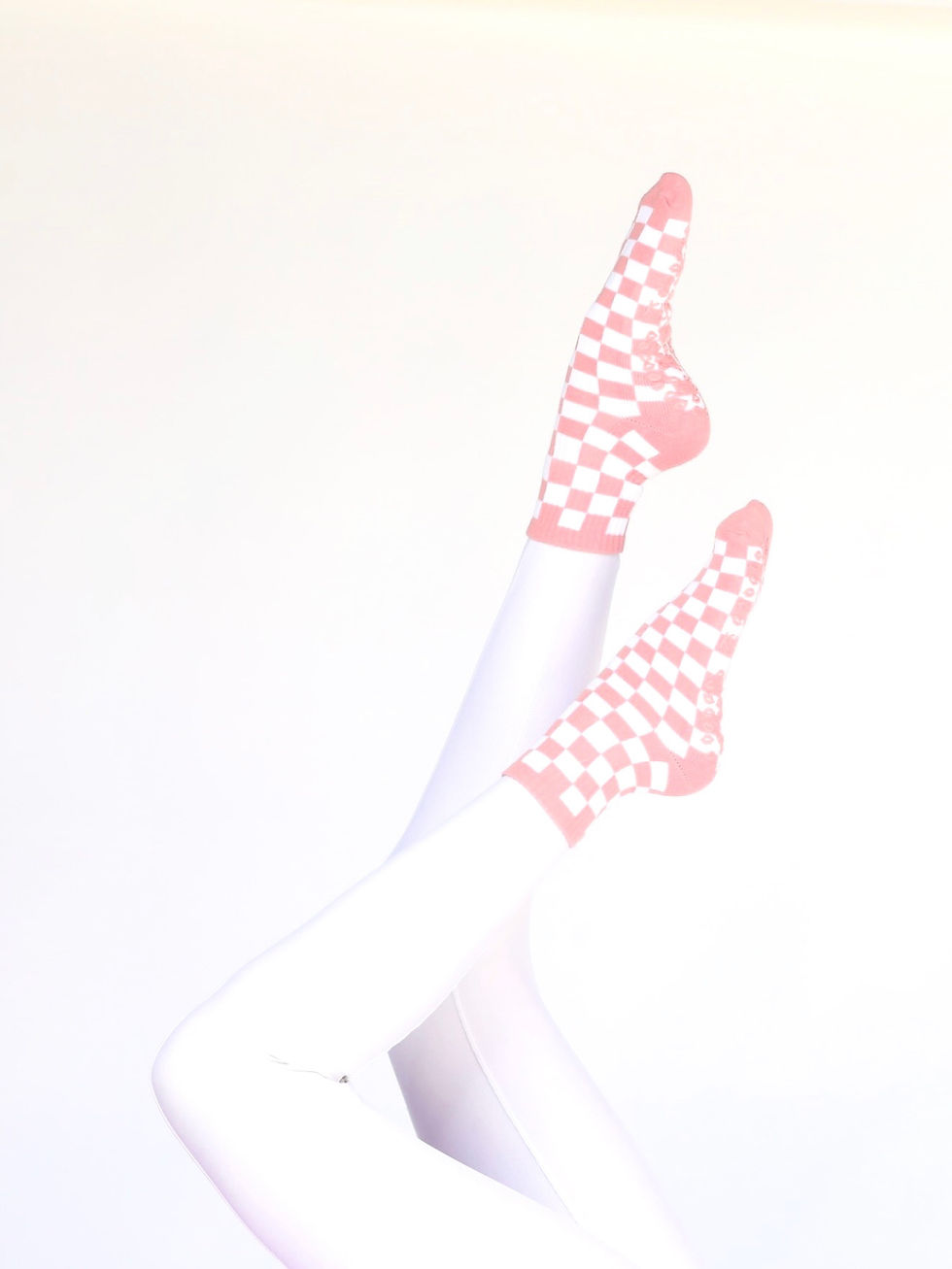 Thumbnail: Pink & White Checkered Mid Calf 