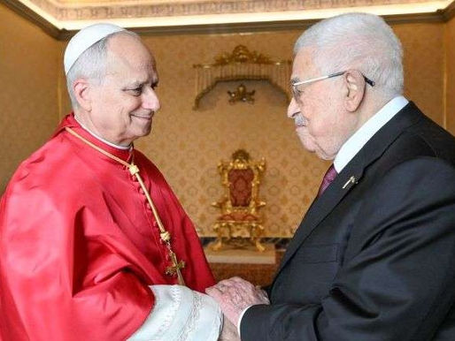 Se reúnen León XIV y dirigente palestino Mahmud Abás: ayuda a Gaza y solución de 2 Estados, los temas